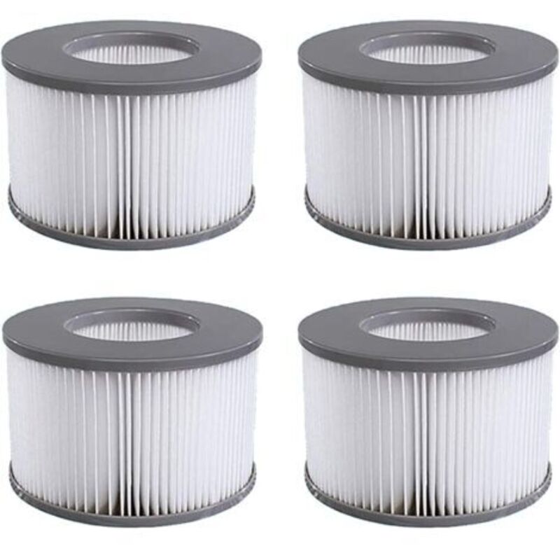 Pr Filter Spa Lite Für Mspa, Filter Für Mspa Lite, Für Mspa Whirlpool Filter – Kartuschen Für Unterfilter – Bateaux Und Spa Chauds – Modell Ab 2020 (4 Stück)