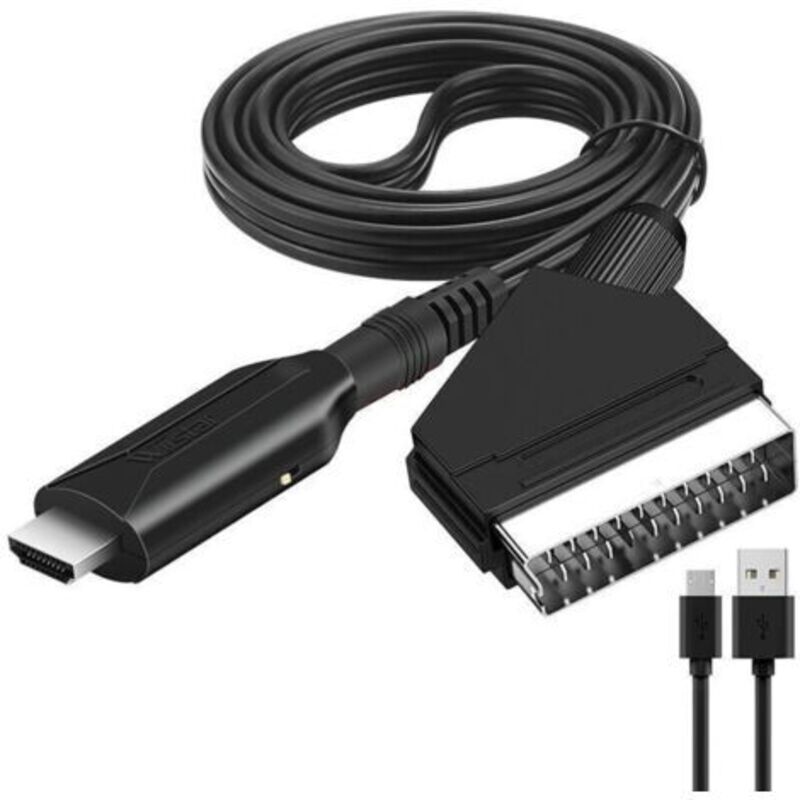 Für Hdmi-konverter, Hdmi-kabelkonverter, Hdmi-konverter Für Tv, Scart Auf Hdmi, Für Full Hd-tv 720p/1080p, Audio-video Für Sky Blu-ray Stb Xbox Ps3-lesegerät