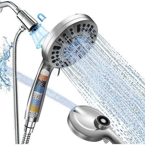 Duschkopf, Duschkopf Mit Hauptdruck, 10 Modi Mit Flexibler Dusche Von 1,5 M Und Einstellbarem Duschkopf, Eliminierung Von Chlor Und Wasser, Chrom