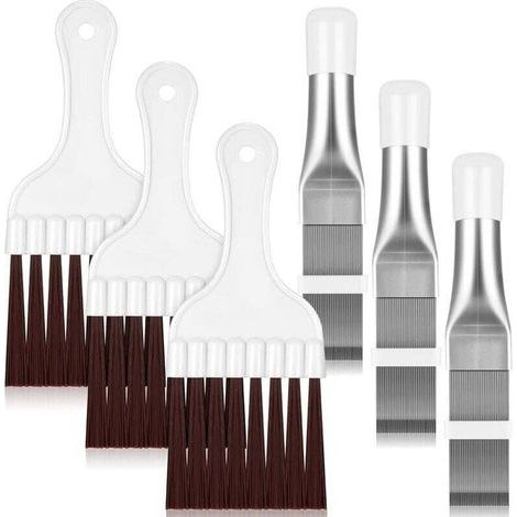 Klimaanlagen-kondensator-lamellenkamm, Lamellen-reinigungsbürste, Klimaanlagen-lamellenreiniger, Kühlschrankspulen-reinigungsbesen, Metall-lamellenbürstenwerkzeug