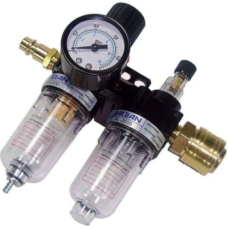 Luftdruckregler 1/4\" Wasserabscheider Präzise Steuerung 12 Bar Für Pneumatischen Kompressor Und Elektrische Geräte