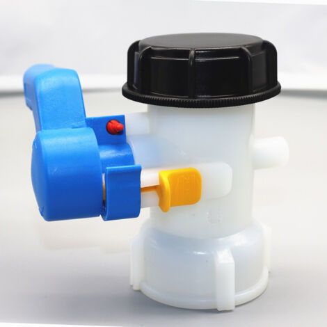 Vanne Papillon Für Cuve 1000 Liter Mauser Ibc, Universeller Wasserbehälter-adapter Robinet Von Valve De Réservoir, Mit Écrou En Plastic, Für Pluie-zitrone S60x6