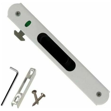 Riegel Und Riegel, Schiebetürschloss, Haushalts-edelstahl-einzelschiebetür-fensterschloss-hardwarebeschläge(19,82,8 Cm)