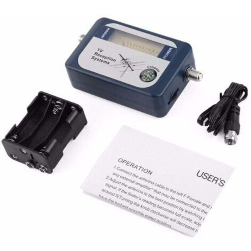 Signal Finder - Antenne Für Terrestrisches Fernsehen Mit Numerischer Satellitenantenne Und Numerischen Signalen Mit Empfangssystemen Von Compass Tv