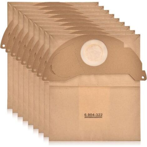 8 Stück 6.904-322.0 Staubsaugerbeutel Für Kärcherr, Packung Mit 8 Filterbeuteln Aus Papier. Premium-filterbeutel