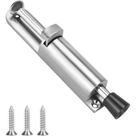 Türstopper Aus Metall Mit Fußbetätigung, Federbelasteter Türstopper Aus Zinklegierung, Türstopper Für Den Außenbereich, Türstopper Mit Schrauben Für Innen- Und Außentüren, Balkontüren