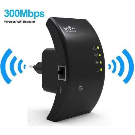 Wlan-repeater, Leistungsstarker Wlan-verstärker, Wlan-extender N300, Wlan-signalverstärker, 1-port-ethernet, Bis Zu 200 M², Einfach Zu Installieren, Kompatibel Mit Allen Internet-boxen