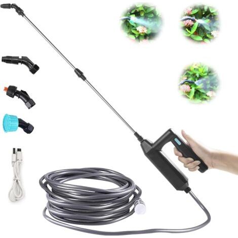 Elektrischer Wasserzerstäuber Für Pflanzen Mit Einem Großen Teleskop Von 60 Bis 110 Cm Und 3 Brumisierungsbüchsen, Zerkleinerer In Stapeln Von 3 M