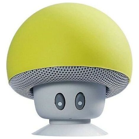 Tragbarer Bluetooth-lautsprecher Mit Pilzkopf (gelb), Sunny