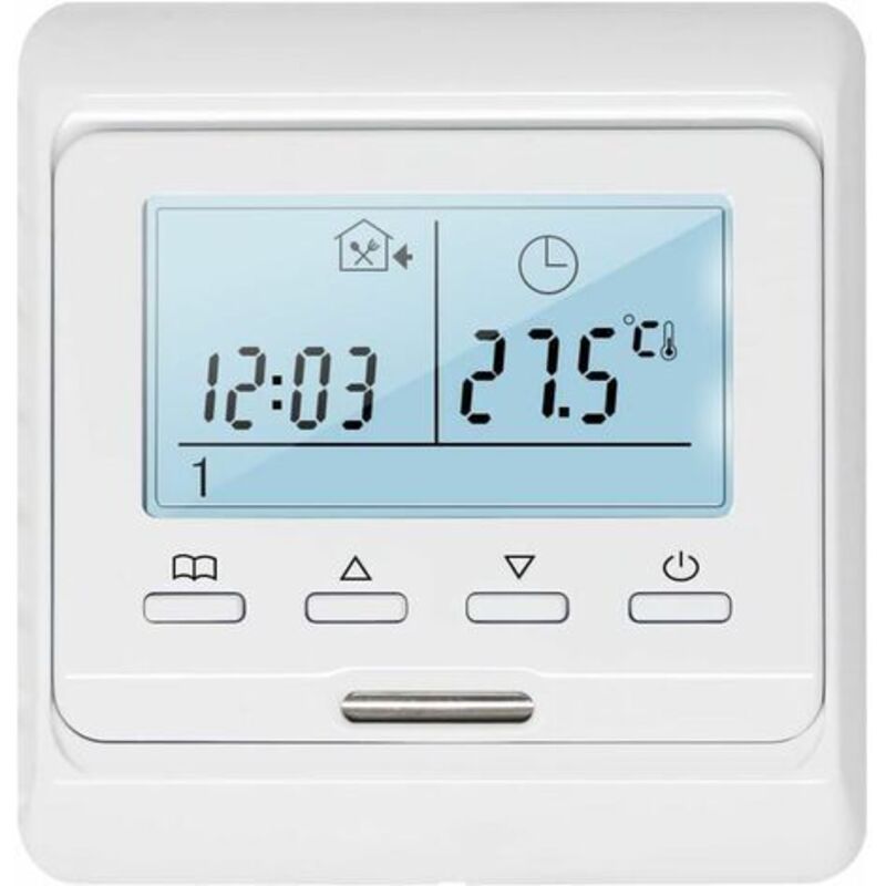 Programmierbares Ambiente-thermostat Mit 16-a-sonde Für Elektrischen Solar-chauffage, Numérique-thermostat Plancher Chauffage Électrique