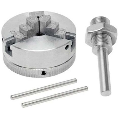 Unabhängige, Drehbare Mandrin-maschine Im Verbund Aus Zink. Mini-tour, Xu, Mandrin Für Drei M12-maschinen. 1 Mandrin Perceuse Electrique À Main Bielle Electric Outil Electrique