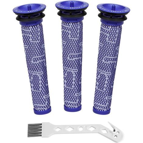 Set Mit 3 Kompatiblen Staubsaugerfiltern Für Dyson V6/7/8/dc58/dc59, 16,84,84,8 Cm
