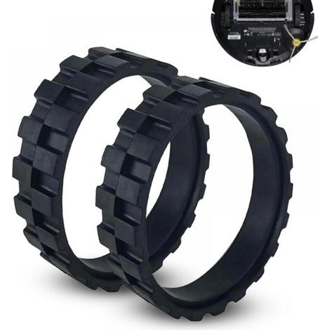 Ersatzreifen Für Irobot Roomba-räder. Kompatibel Mit 500 600 700 800 900 S Und I-serie Mit Griffigem, Rutschfestem Gummi
