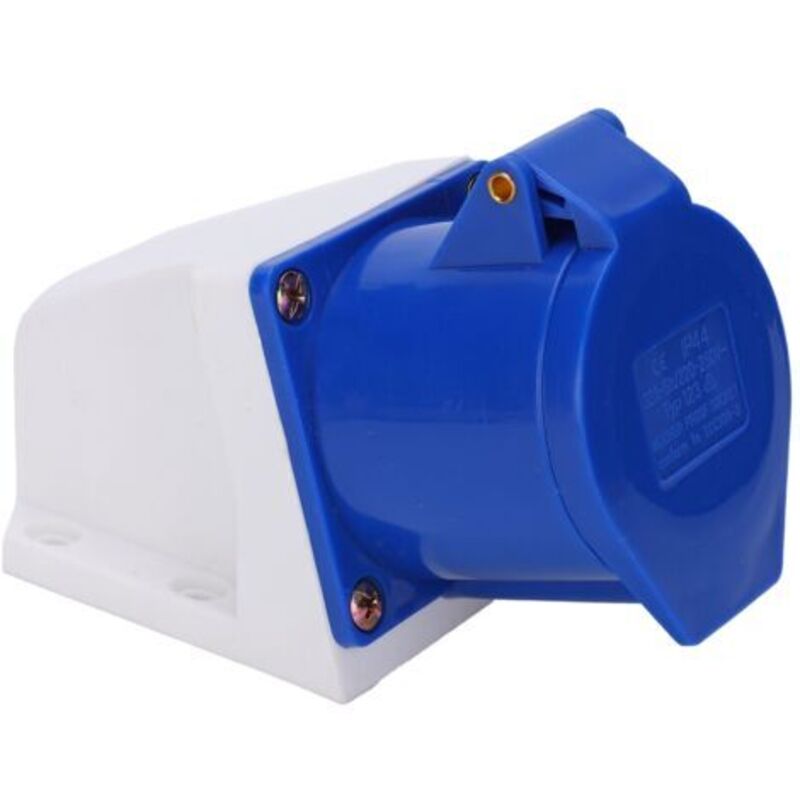 Industriesteckdose 32a 220-250v – 3-polig – Ip44 Explosionsgeschützt – Offene Installation – Abs Für Anspruchsvolle Umgebungen