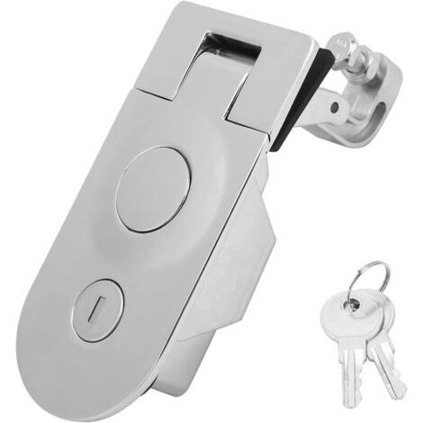 Verrouillage Durch Kompression Des Werkzeugkastens, Loquet Durch Kompression Mit Serrure Und Alliage De Zinc À 2 Clés. Verrou De Sécurité Pour Cam-cars, Yachts, Coffres, Poubelles, Portes D'Entre