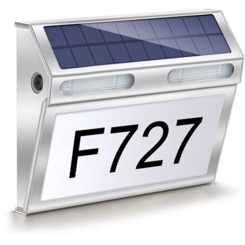 Solar-led-ladelampe, 3 Beleuchtungsstufen, Bewegungsmelder, Ip65, 1,5 W, 1800 Mah, Silber