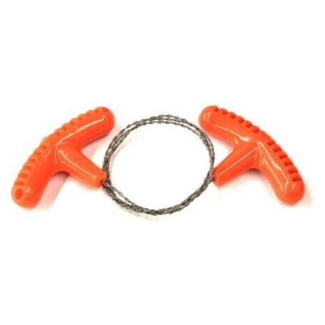 Mini-taschensäge, Camping-survival-drahtsäge, Edelstahl-drahtsäge, Wassergrassäge (orange)