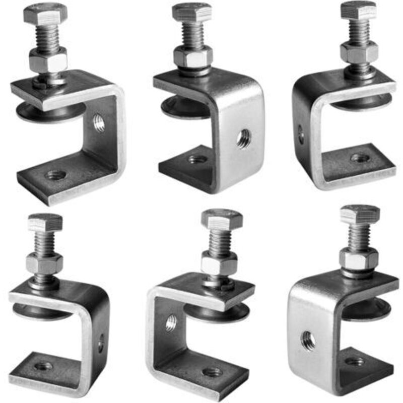 Für 6 Teile Von Serre-joints Und C Robustes Aus Rostfreiem Edelstahl 304, Für Serre-joints, Pinces Et Tendeurs, Outils De Travail Du Bois, Bricolage & Réparation Automobile