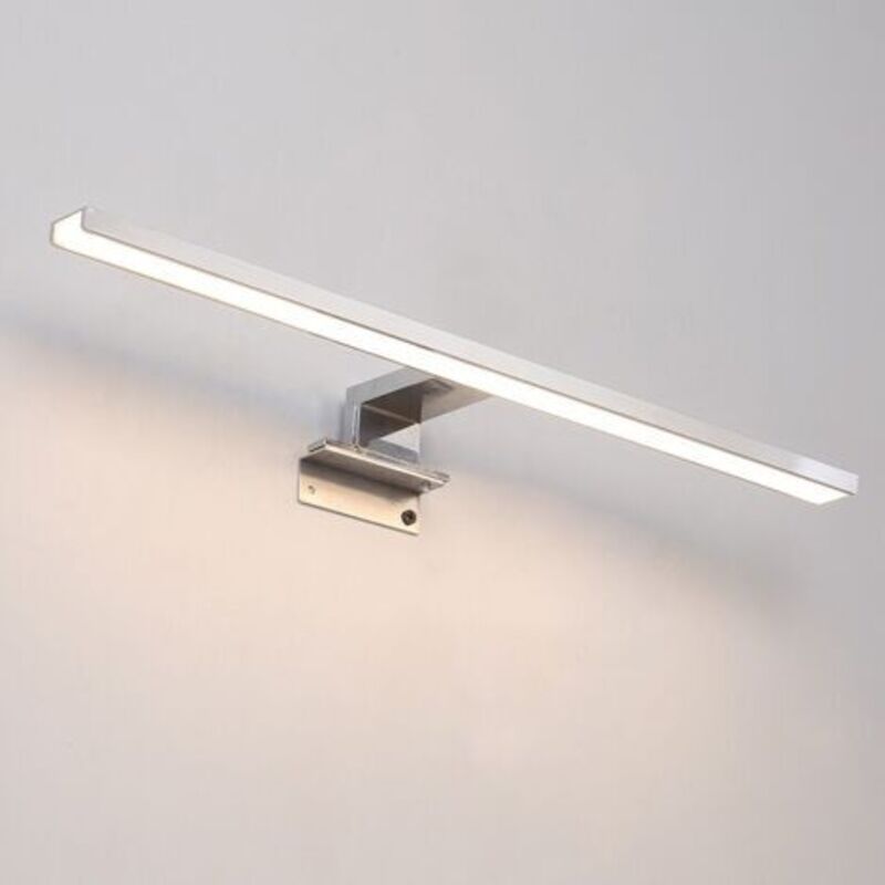 Miroir Led-badezimmer 40 Cm – Lampe Étanche Ip44 7 W 700 Lumen – Lumière Blanche 6000 K – Aluminium – Einfache Installation