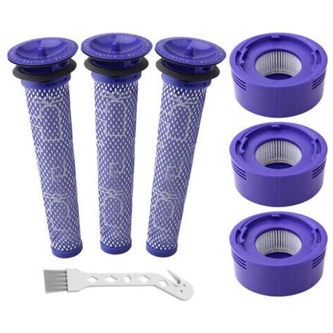 Zubehör Von Nettoyage Pour Aspirateurs 3 Pièces Avant + 3 Pièces Arrière + Brosse Blanche-autres