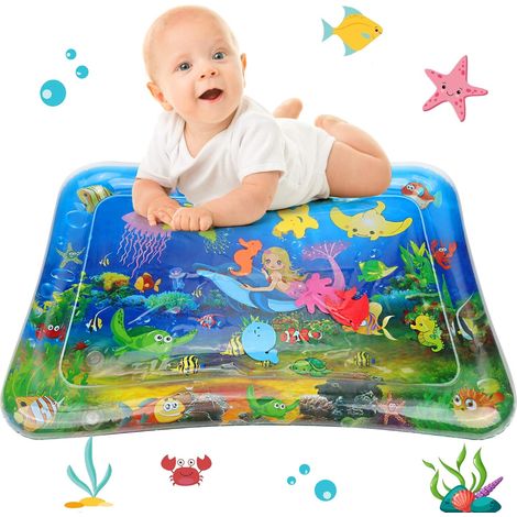 Aufblasbare Baby-wassermatte, Baby-wassermatten-spielzeug, Aufblasbare Baby-wassermatte, Baby-aktivitäts-wassermatte, Geeignet Für Kinder 3 6 9 12 Monate (meerjungfrau)-fei Yu