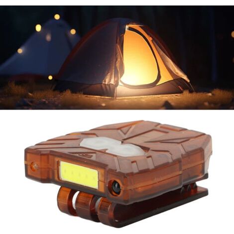 Clip-on-stirnlampe, Bewegungserkennung, 2 Geschwindigkeiten, Mini-freisprech-cob-stirnlampe, Usb Wiederaufladbar, Zum Wandern, Angeln, Laufen, Dubuns