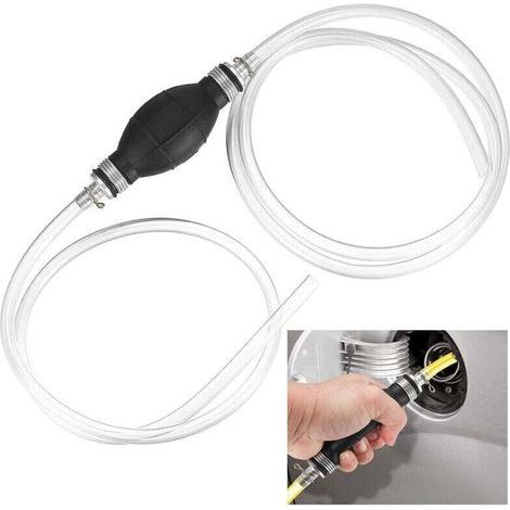 Manuelle Siphon-kraftstoffpumpe, Manuelle Diesel-umfüllpumpe Für Dieselwasser, Perfekt Für Suv, Mpv, Rasenmäher, Aquarien, Mit Insgesamt 2 M Schlauch, Ouylaf