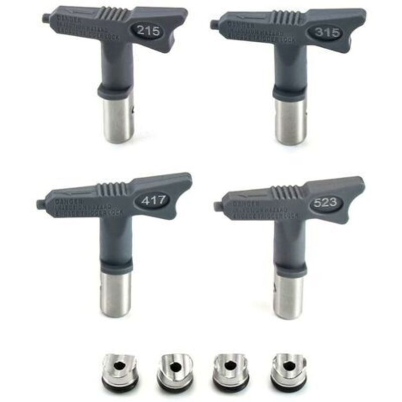 4-teilige Wendebüchse, Airless-spitze, Büchse Zur Pulverisierung Von Farben, Büchsenzubehör (215, 315, 417, 523)