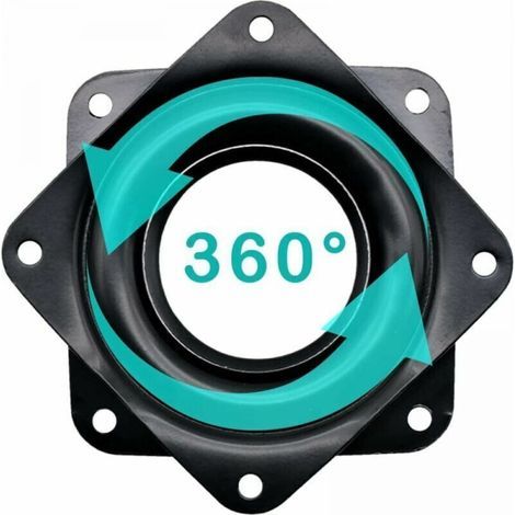 4 Stück Metall Lazy Susan 360 Grad Drehbarer Drehteller, Kugelgelagerte Drehhalterung Für Tisch, Stuhl, Sofa, Fernseher