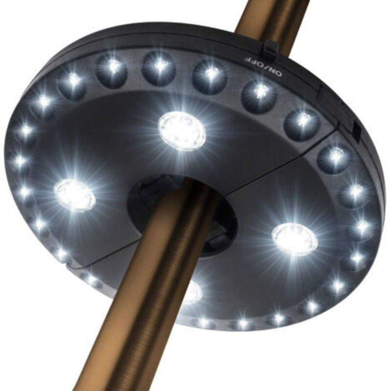 Tragbare Campinglampe, 3 Beleuchtungsmodi, Batterie, 100 Lumen, Schwarz