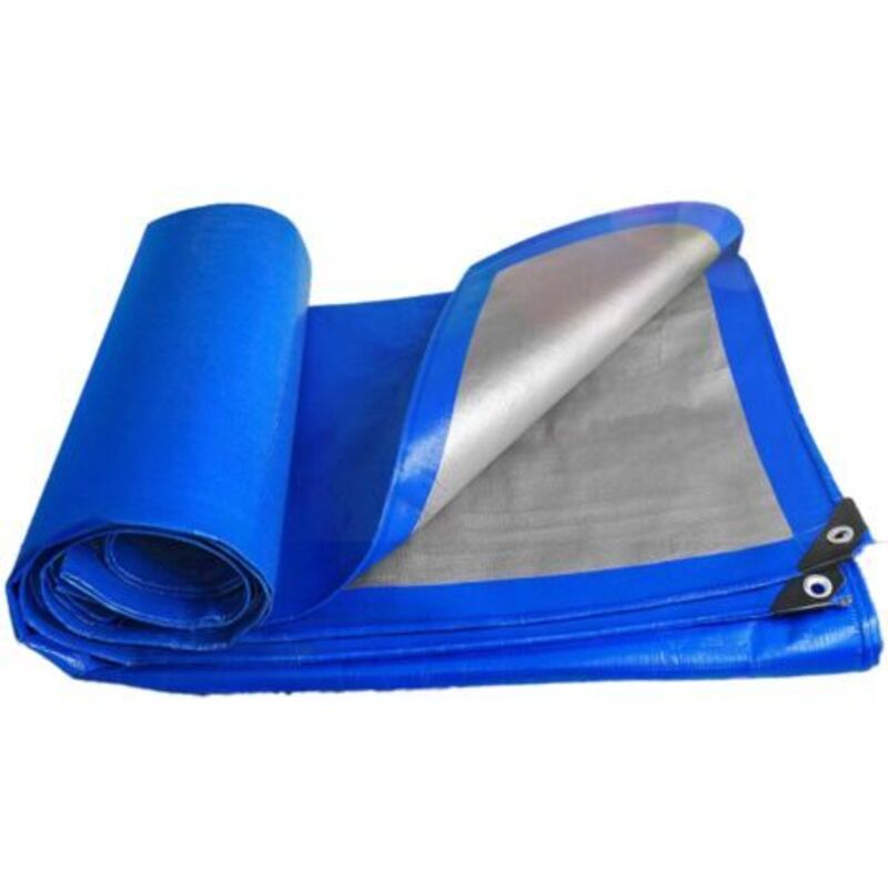 Wasserdichte Plane, Gartenplane Mit Aluminiumösen, Gewebte Plane, Schutzplane, Bootsplane, Holzplane (2m4m)
