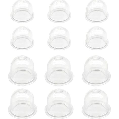 6 Stück X 19 Mm/6 Stück X 22 Mm Weiße Primerbirnenpumpe, Vergaser, Ölbecher, Zündkapsel, Kraftstoffpumpe Für Freischneider, Kettensäge, Benzin-kettensäge
