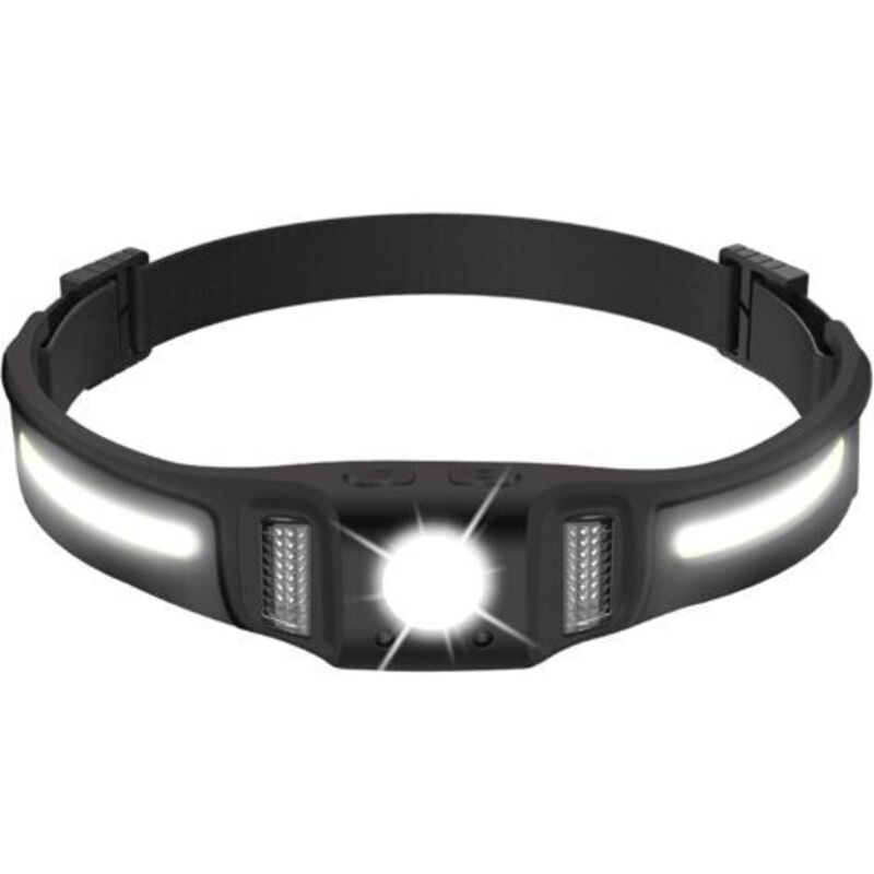 Pr Gt30 Led-frontlampe, Wiederaufladbar, 650 Lm, Mit Roter Beleuchtung, Bewegungserkennung – 10 Beleuchtungsmodi, Ultrastarke 270° Cob-frontlampe, Usb-c Ipx4-stirnlampe