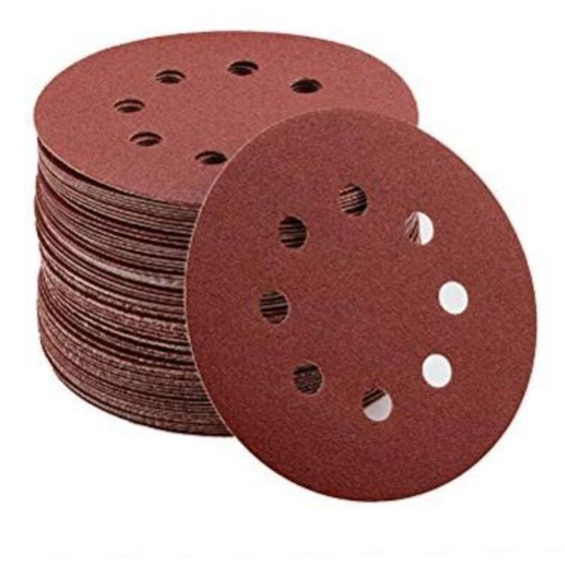 Pr Disc De Ponçage 80 Stück Schleifscheiben 40/80/120/240/320/400/600/800 Korngröße 125 Mm Ideal Für Poncer/polir/dérouiller