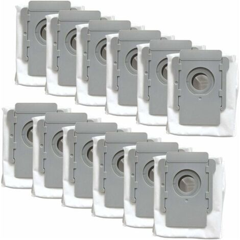 Set Mit 12 Staubsaugerbeuteln Für Irobot Roomba-serie I7-kompatible Geräte Mit I7 (7150), I7+ I7plus (7550), S9 (9150), S9+ S9 Plus (9550, 955020) Mit Basis Und Reinigungssystem.