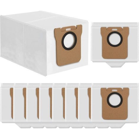 Packung Mit 10 Beuteln Für Staubsauger Xiaomi X10+ Und Dreame L10s Ultra – Basisstation – 2,5 L – Großes Fassungsvermögen