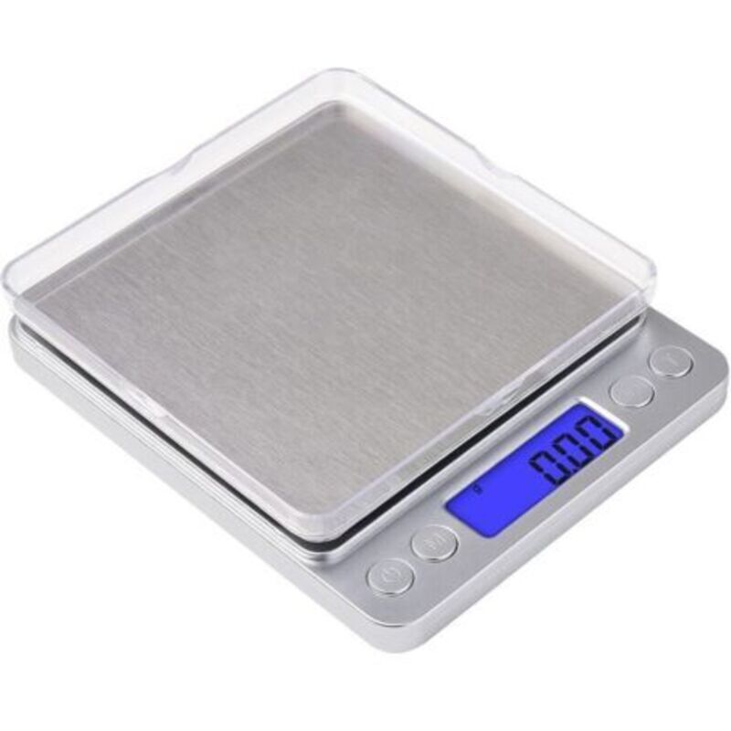 Pr Präzisionswaage 500 G/0,01 G, Küche/schmuck, Lcd-bildschirm, Tara- Und Pcs-funktion, Mit Ablage
