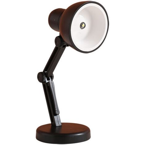 2 Stück Mini Faltbare Lese-led-tischlampe Mehrzweck-miniatur-architekten-schreibtischlampe Puppe Actionfiguren Mini-architekten-schreibtischlampe