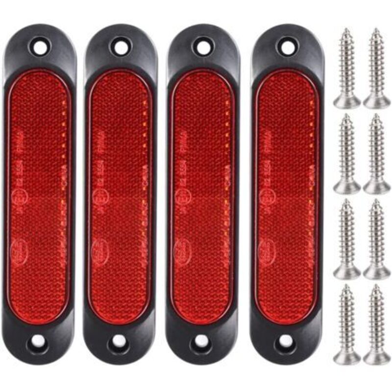 Pr 4pcs Rouge 12v-24v Marqueur Latéral Avant 27 Led Remorque Camion, Marqueur Led Arrière Remorque Parking Clignotants For Camion, Bus, Bateau, Rv, Camions, Suv, Utv