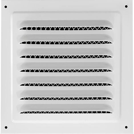 Quadratisches Lüftungsgitter 20 X 20 Cm Für Badezimmer, Büro, Küche Mit Moskitonetz
