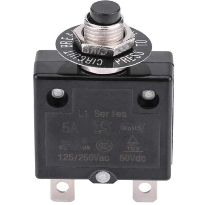 18-a-differentialschutzschalter – Spannung 125–250 V Ac, 50 V Dc – Überlastschutz – Manuelle Rückstellung