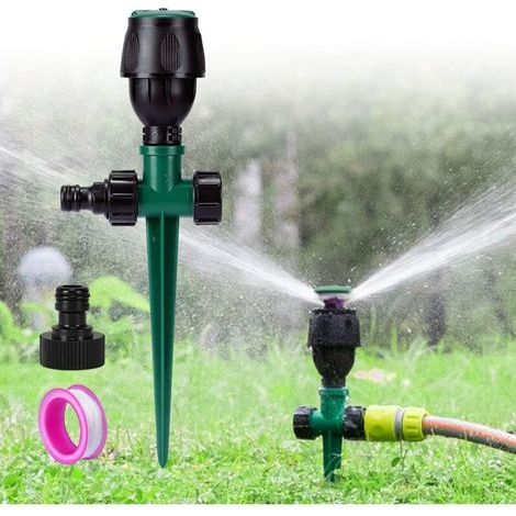 Gartensprinkler, Automatischer Kreisförmiger Rasensprinkler, Der 360° Drehbares Bewässerungssystem Bewässert, Spitzenbasissprinkler Für Rasen, Rasen, Garten.