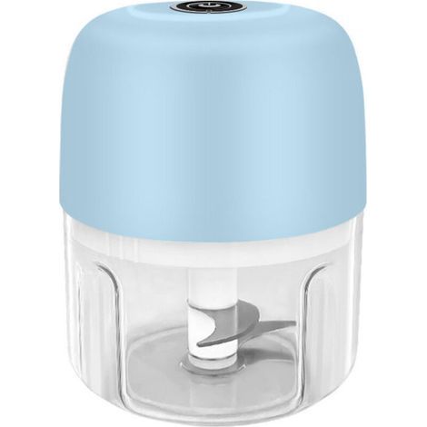 Petit Hachoir Électrique Alimentaire Sans Fil, Wiederaufladbar, Mini-küchenroboter, Tragbarer Hachoir Broyeur Ail Légumes Viande