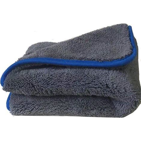 Mikrofaser-autotuch, 1200 G/m² Poliertuch, Mikrofaser-autotrocknungsteile – Super Saugfähig, Hinterlässt Keine Wasserflecken, 40 X 40 Cm, Blau, 1 Stück