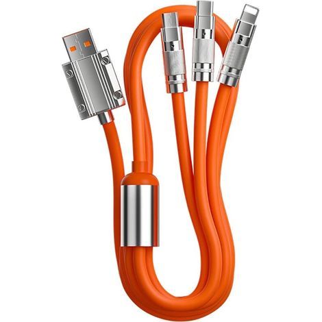 3-in-1-multi-ladekabel, Kurzes Universal-ladekabel Mit 3 Verschiedenen Anschlüssen