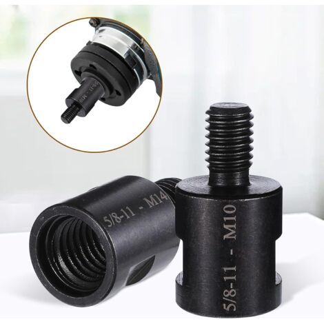 2 Winkelschleifer-adapter, 5/8-11 Buchse Auf M10/m14 Stecker, Schnittstellen-anschlussadapter Für Winkelschleifer, Polierer, Bohrer-verbindungswerkzeug