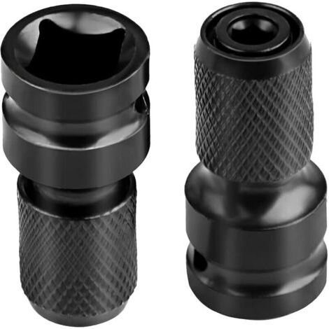 Schlagschrauber-adapter, 1/2 Zoll Vierkant Auf 1/4 Zoll Sechskant, Für Schlagratschenschlüssel Und Schraubendreher-bithalter, 2 Stück