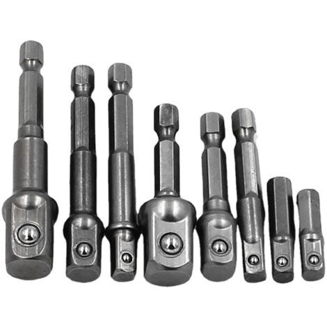Ersatzteil Für M.c. 8-teiliger Schraubendreher-verlängerungsstab, Chrom-vanadium-stahl, Sechskantschaft, Bohrer-set, Langlebiger Steckschlüssel-adapter Für Heimwerker
