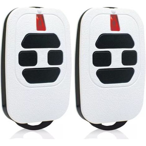 Aiperq – Set Mit 2 Fernbedienungen 433,92 Mhz – Kompatibel Mit Gti2/4, Gt2/4, Mio Tr2/4, Mio Tr2n/4n – Wandsender Für Motorisierungen – Batterie Im Lieferumfang Enthalten