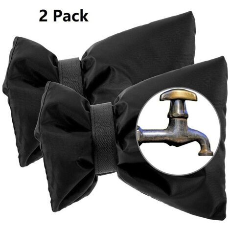 2er-pack Outdoor-wasserhahn-abdeckung Mit Winter-frostschutz-abdeckung, Isoliert, Frostschutzmittel, Wiederverwendbar, Garten-wasserhahn-socken, Wasserdicht Und Verdickt.